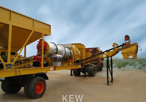 Electric Asphalt Mobile Hot Mix Plant