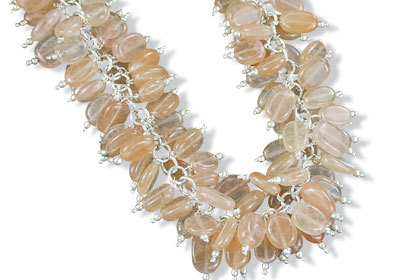 peach Aventurine Necklace