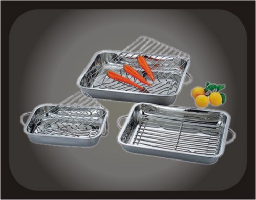 BAKING TRAY WITH GRILL