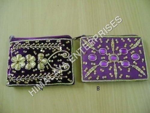 Zari work Coin Purse