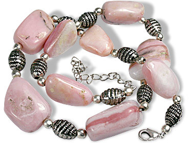 Pink opal Necklace