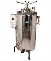 Vertical High Pressure Autoclave - 300 X 500mm, 40 Ltr Capacity | Stainless Steel, Digital Temperature Indicator, Radial Locking System, Automatic Pressure Control