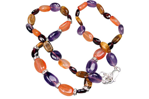 Multi-stone/Carnelian Necklace