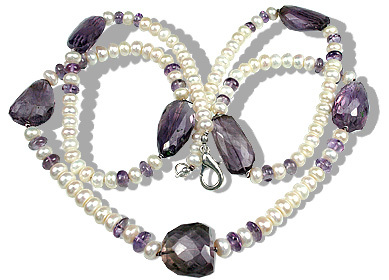Pearl/Amethyst Necklace