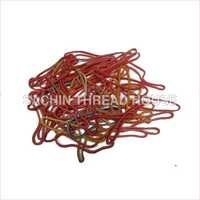 Silicone Rubber Band - 5-10 Cm Length, Red Color | High Elasticity, Durable, Colorfast, Stretchable, Tensile Strength 10-20 Mpa