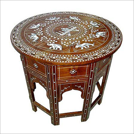 Inlaid Wood Table