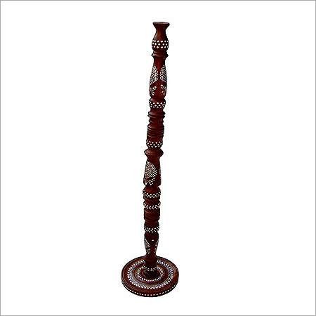 Inlaid Pedestal Folding Lamp