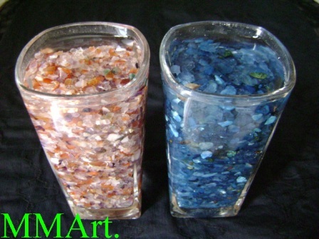 color coating and color full agate stone polished chips and aggregate for export