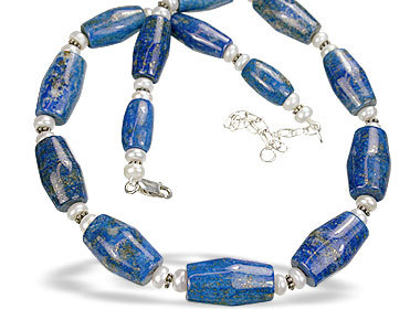 Lapis Lazuli/Pearl Necklace