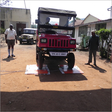 Portable Axle Weigh Pad
