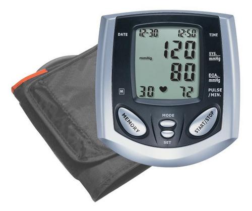 Silver And Black Blood Pressure Monitor