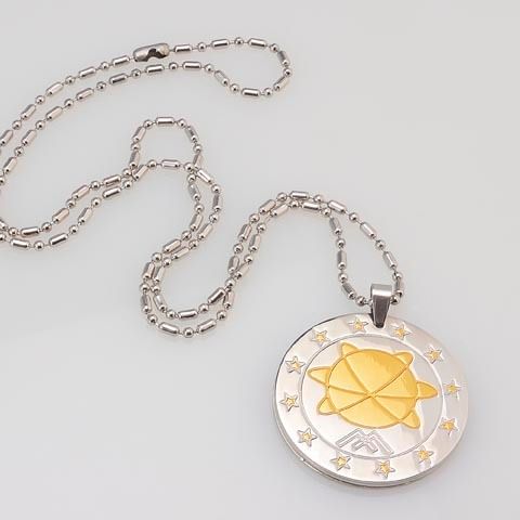 Silver And Golden Mst Pendant