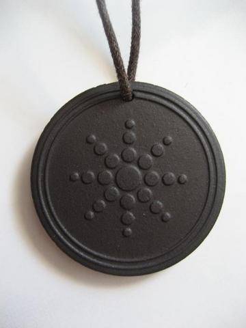 Black Scalar Energy Pendant