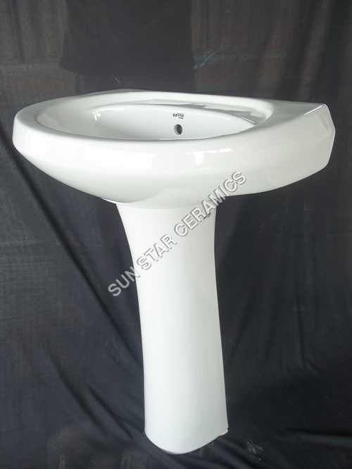 Wash Basin with Pedestal 22x16
