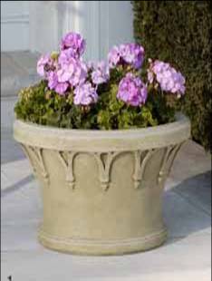 Beige Stone Flower Pot