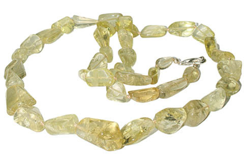 Lemon quartz Necklace