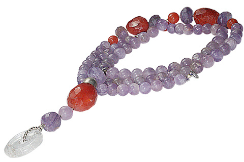 Multi-stone/Amethyst/Carnelian Necklace