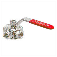 Ss Three Way Ball Valve