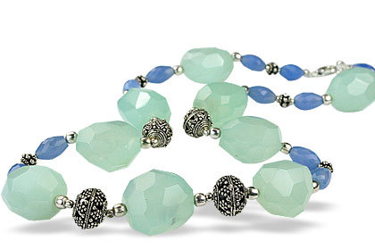 Chalcedony/ Onyx Necklace