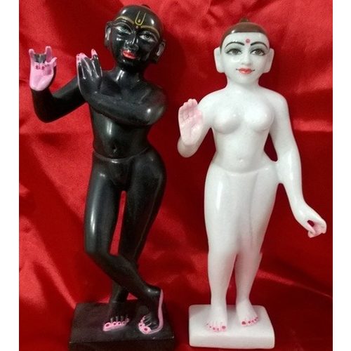 Marble Radha Krishna Iskon Statue