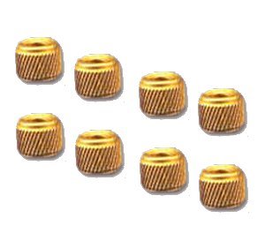 Brass Helical Knurled Inserts