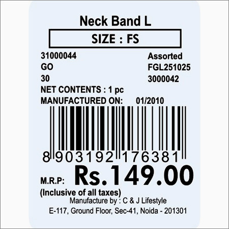 Price Label
