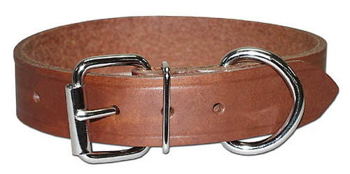 Leather dog collar