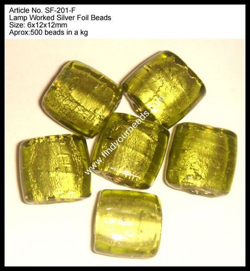 SILVER FOIL BEADS