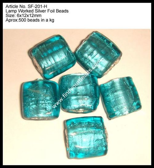 SILVER FOIL BEADS