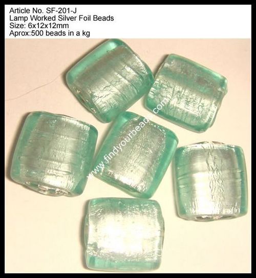 SILVER FOIL BEADS