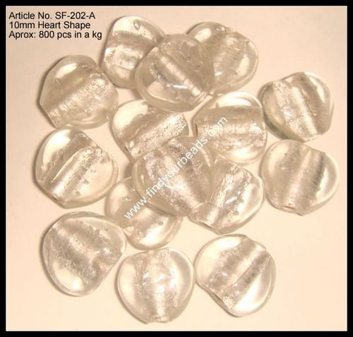 SILVER FOIL BEADS