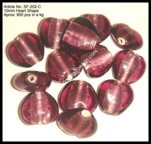 SILVER FOIL BEADS