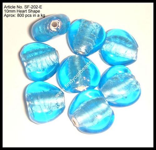 SILVER FOIL BEADS