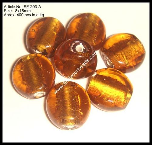 SILVER FOIL BEADS