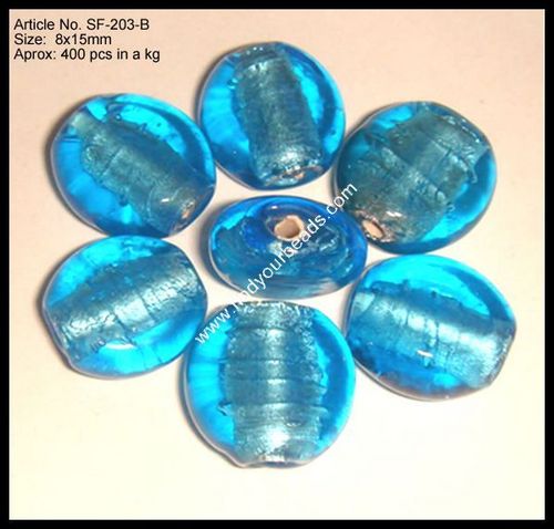 SILVER FOIL BEADS