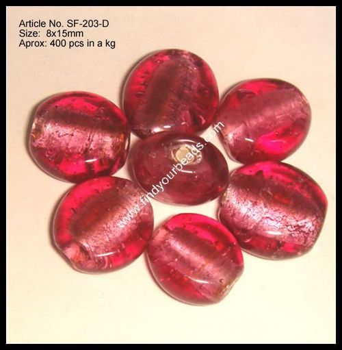 SILVER FOIL BEADS