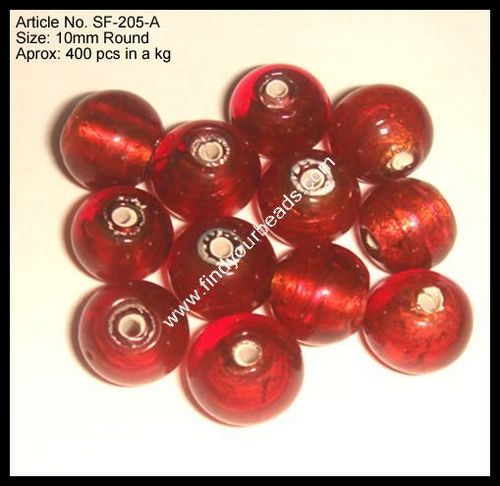 SILVER FOIL BEADS