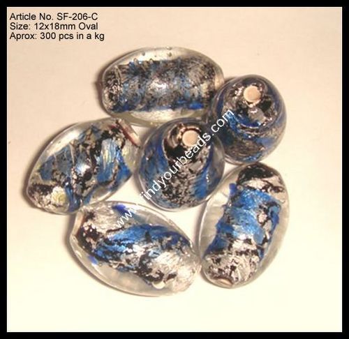 SILVER FOIL BEADS