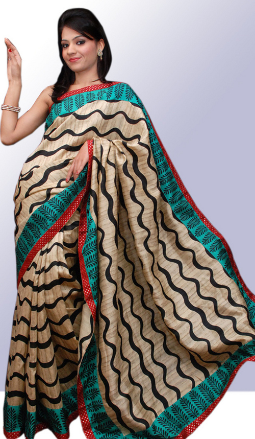 Raw silk saree