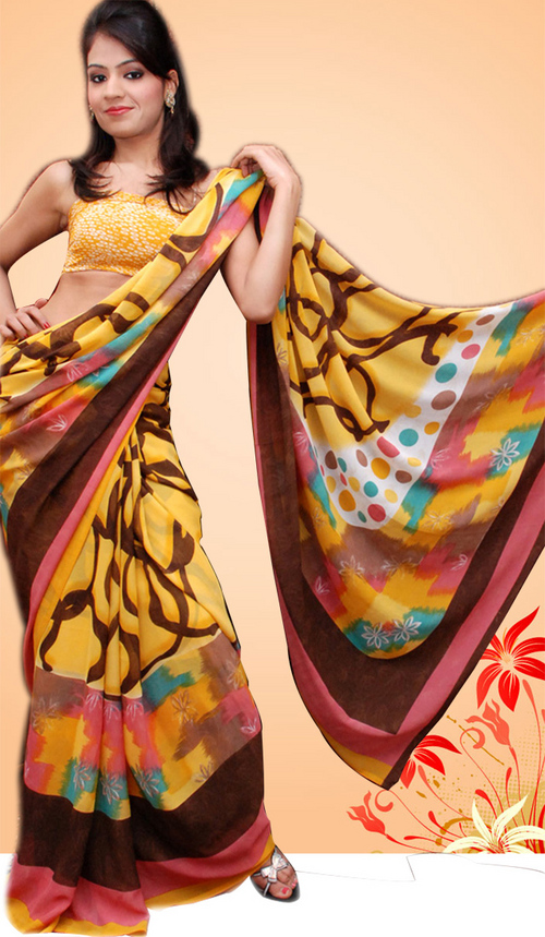 Chiffon Saree