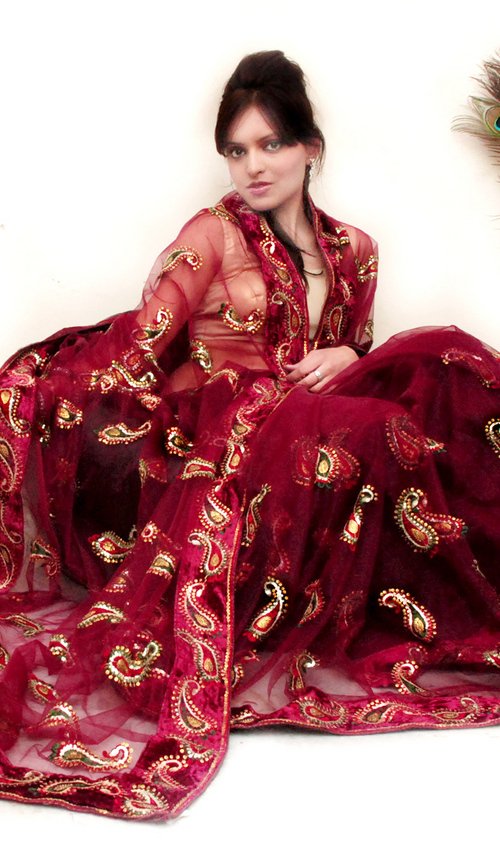 Net Saree