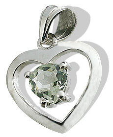 Green Amethyst Pendant