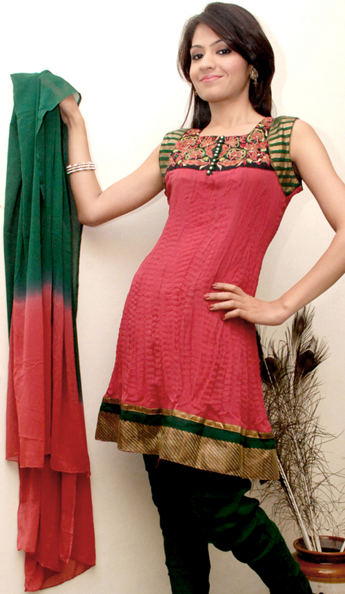 Chiffon georgette  Salwar kameez