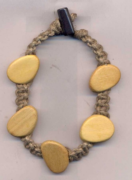 Wood Hemp Bracelet