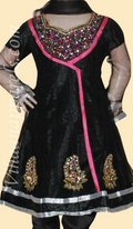  Net , Shantoon Jacquard Kids Salwar Kameez