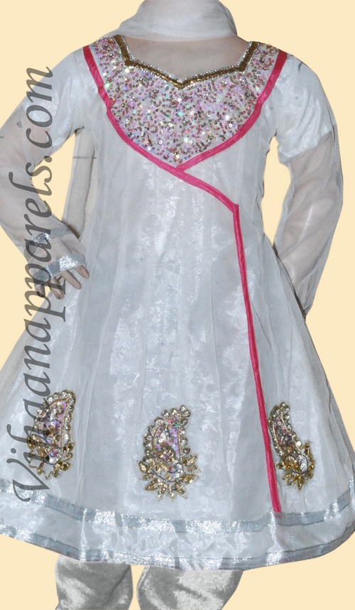 Net , Shantoon jacquard Kids salwar kameez