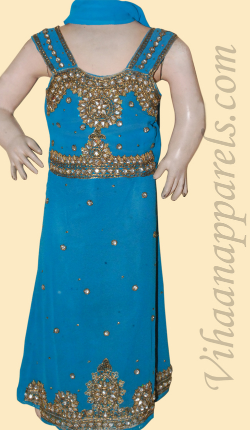 Georgette Kids lehenga