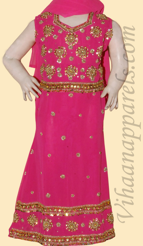 Georgette Kids lehenga