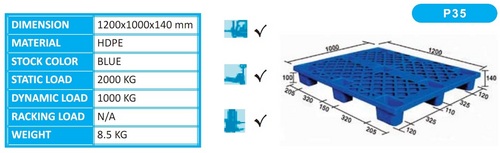 Light Duty Nestable Plastic Pallet