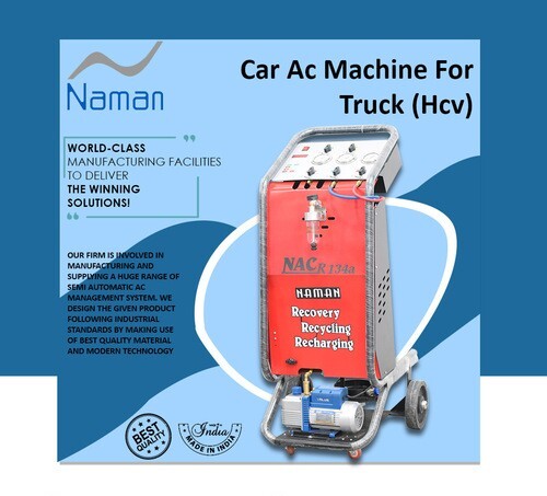 Semi Automatic Car Ac Machine - Motor Power: 220 V